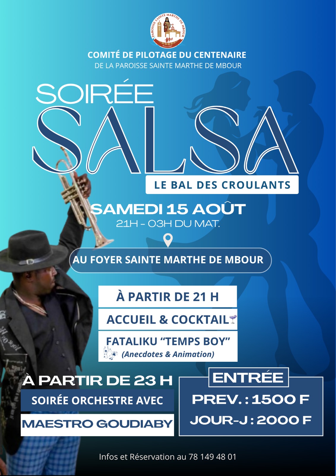 Affiche Soirée Salsa